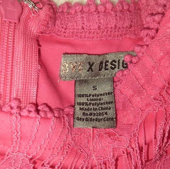 Love By Design Lace Long Sleeve Midi Dress Size S - Picture 9 of 9